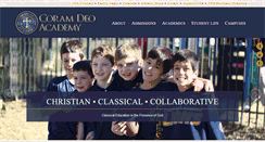 Desktop Screenshot of coramdeoacademy.org